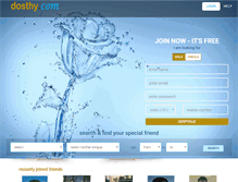 Tablet Screenshot of dosthy.com